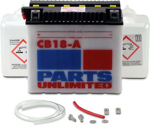 Parts Unlimited - Parts Unlimited 12V Heavy Duty Battery Kit - CB18-A-FP
