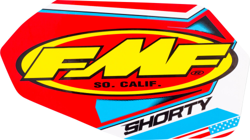 FMF Racing - FMF Racing Muffler & Silencer Replacement Decal - 2 Stroke - Shorty Patriotic - 012696