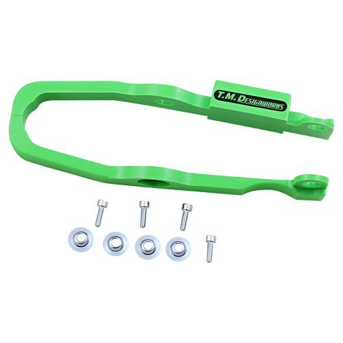 T.M. Designworks - T.M. Designworks Dirt Cross Super Front Chain Slider - Green - DCS-KX85-GR