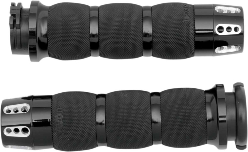 Avon Grips - Avon Grips Gatlin Air Cushioned Grips - Black - AIR-90-ANO-GAT