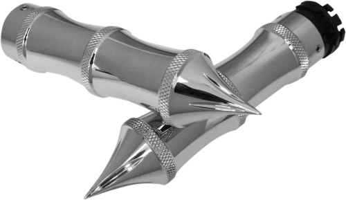 Accutronix - Accutronix Custom Grips - Tribal - Chrome - GR100-LC