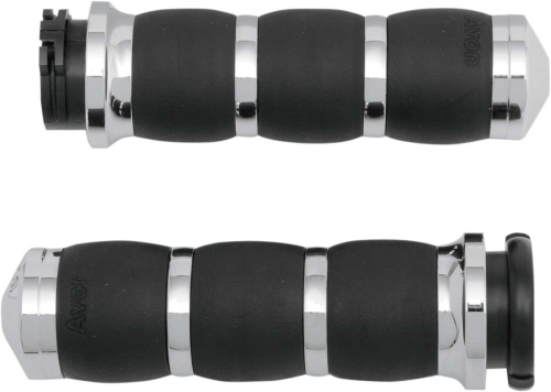 Avon Grips - Avon Grips Velvet Air Cushion Grips - Chrome - AIR-93