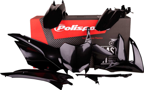 Polisport - Polisport Plastic Kit - Black - 90539