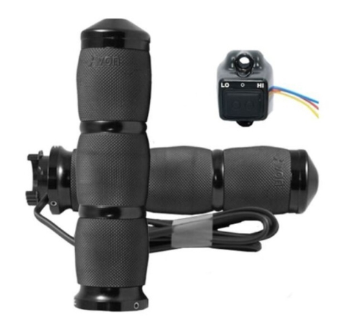 Avon Grips - Avon Grips Air Cushioned Heated Grips - Black - MT-AIR-90-AN-HT