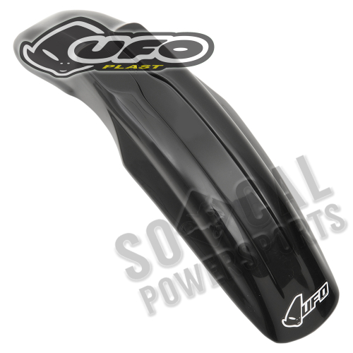 UFO Plastics - UFO Plastics Universal Scoop Supermoto Front Fender - Black - PA01027-001