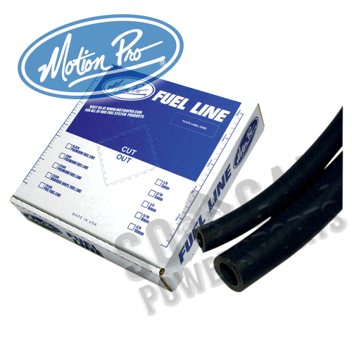 Motion Pro - Motion Pro Premium Fuel Line - 1/4in. ID x 7/16in. OD - 25ft. Length - Black - 12-0041