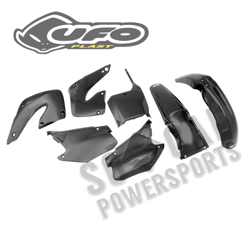 UFO Plastics - UFO Plastics Complete Body Kit - Black - HOKIT100-001