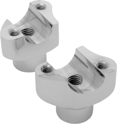 Drag Specialties - Drag Specialties Forged Aluminum Straight Riser - 1.7in. - Chrome - 241616