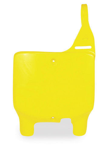 Polisport - Polisport Front Number Plate - Yellow - 86604-2
