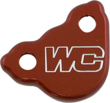 Works Connection - Works Connection Rear Master Cylinder Cover - Red - 21-505