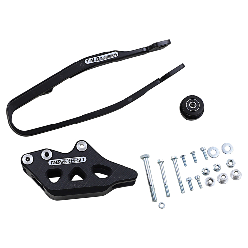 T.M. Designworks - T.M. Designworks Dirt Cross Multi-Purpose Chain Slide-N-Guide Kit FE1 Guide - Black - YCP-OR2-BK