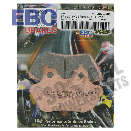 EBC - EBC EPFA Series Sintered Brake Pads - EPFA400HH
