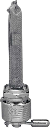Pingel - Pingel Single Outlet Reserve Valve Liberty Design Petcock - Round - 6311-CRL