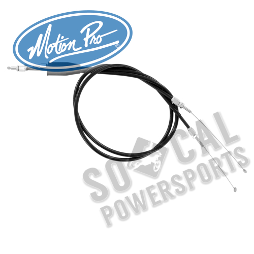 Motion Pro - Motion Pro Black Vinyl Push/Pull Throttle Cable Set - 02-0486