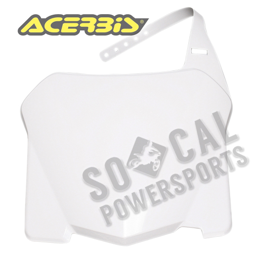 Acerbis - Acerbis Front Number Plate - White - 2113620002