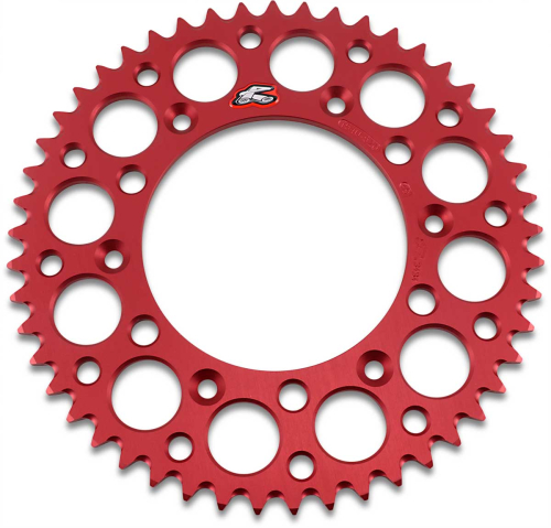 Renthal - Renthal Ultralight Rear Sprocket - Red - 50T - 154U-520-50GRRD