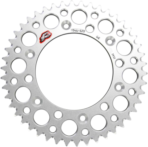 Renthal - Renthal Ultralight Rear Sprocket - 46T - 154U-520-46