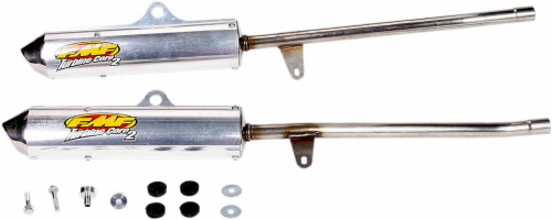 FMF Racing - FMF Racing TurbineCore 2 Spark Arrestor Silencers (Dual) - 020360