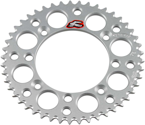 Renthal - Renthal Ultralight Rear Sprocket - Silver - 47T - 121U-428-47GPSI