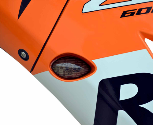 Hotbodies Racing - Hotbodies Racing Flush Mount Front Turn Signals - Smoke - H04RR-SIG-SMK