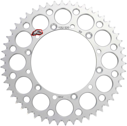 Renthal - Renthal Ultralight Rear Sprocket - Silver - 50T - 112U-520-50GESI