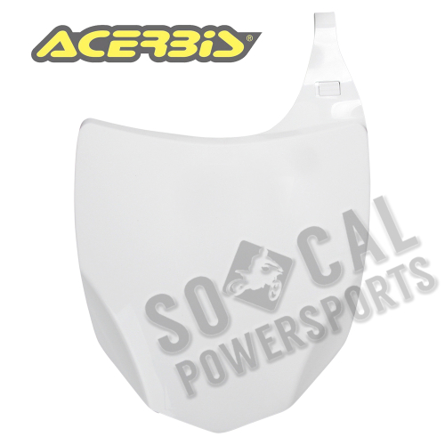 Acerbis - Acerbis Front Number Plate - White - 2141750002