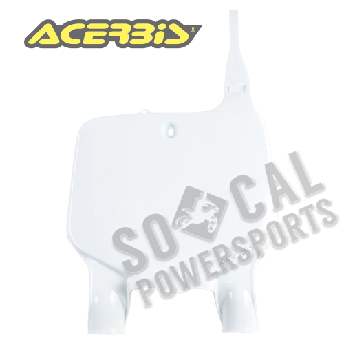 Acerbis - Acerbis Front Number Plate - White - 2042300002