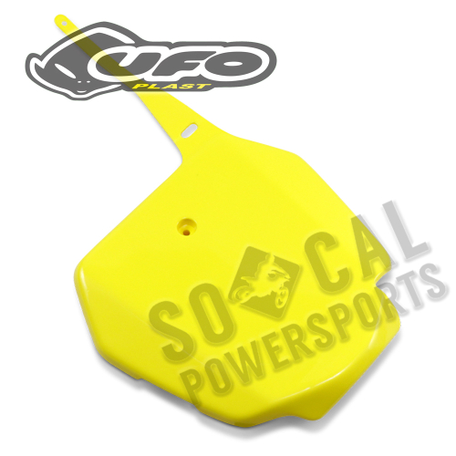 UFO Plastics - UFO Plastics Front Number Plate - 01-07 Yellow - SU03968102
