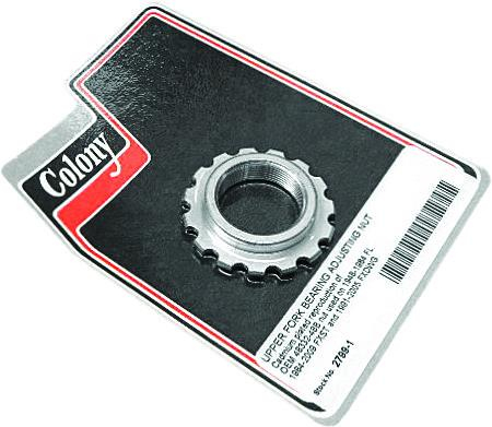 Colony - Colony Upper Fork Bearing Adjustment Kit - Cadmium Plated - 2901-4