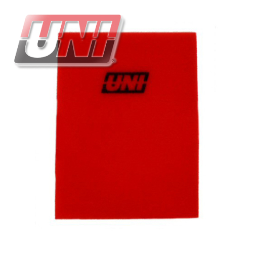 Uni - Uni Bulk Coarse Foam Filter (40 PPI) - 12in. x 16in.x 3/8in. - Red - BF-5