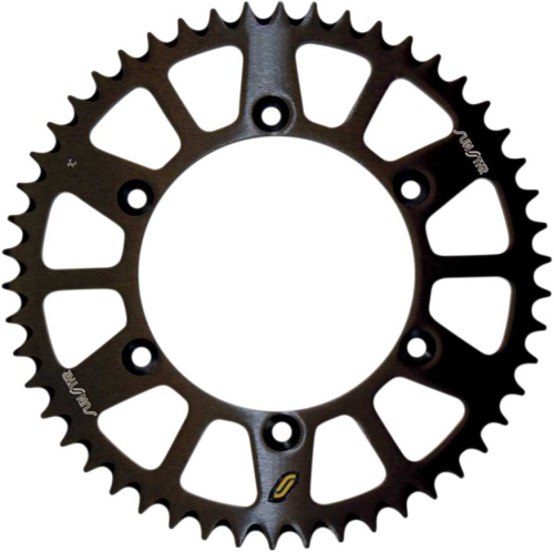 Sunstar - Sunstar Works Triplestar Aluminum Rear Sprocket - 50T - Black - 5-359250BK