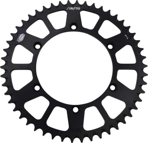 Sunstar - Sunstar Works Triplestar Aluminum Rear Sprocket - 50T - Black - 5-361950BK
