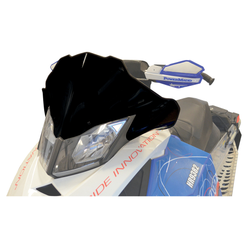 Powermadd - Powermadd Cobra Windshield - 12in. - Black - 13413