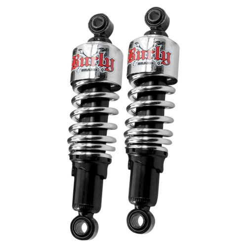 Burly Brand - Burly Brand Slammer Shocks - Chrome - B28-1200
