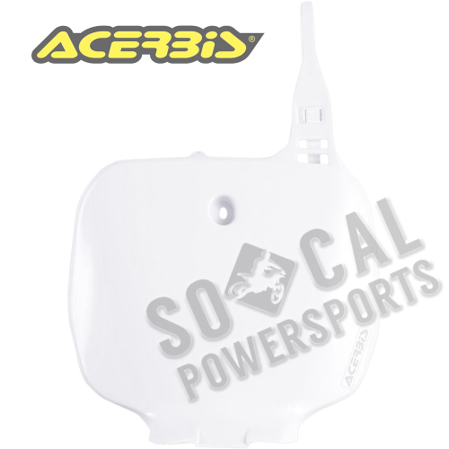 Acerbis - Acerbis Front Number Plate - White - 2042370002