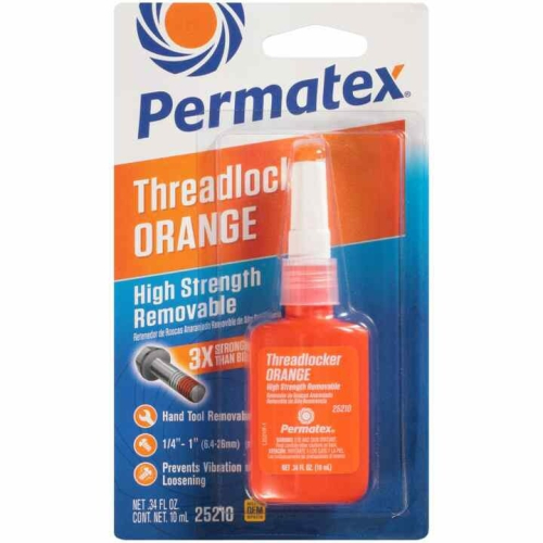 Permatex - Permatex Liquid High Strength Removable Threadlocker - 10ml - 6/case - 25210