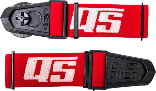 Factory Effex - Factory Effex Quick Strap Kit - Red - QS-15 - White/Red - OSFM