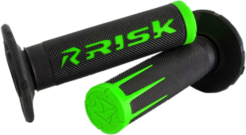 Risk Racing - Risk Racing Fusion 2 Moto Grips - Green - 00286