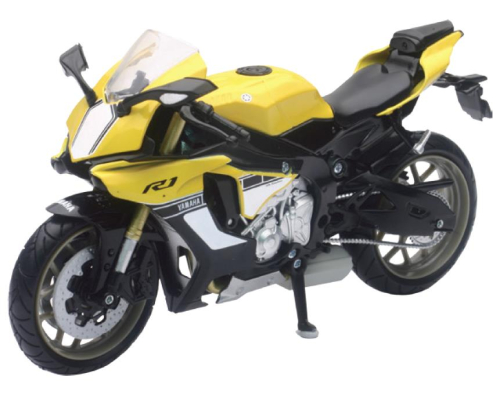 New Ray Toys - New Ray Toys 1:12 Scale Sport Bike - Yamaha YZF-R1 2016 - Yellow - 57803B