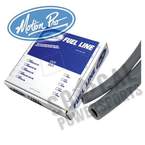 Motion Pro - Motion Pro Premium Fuel Line - 5/16in. ID x 1/2in. OD - 25ft. Length - Gray - 12-0033