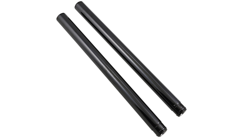 Custom Cycle - Custom Cycle 43mm Black Inverted Fork Tubes - Stock - 710071
