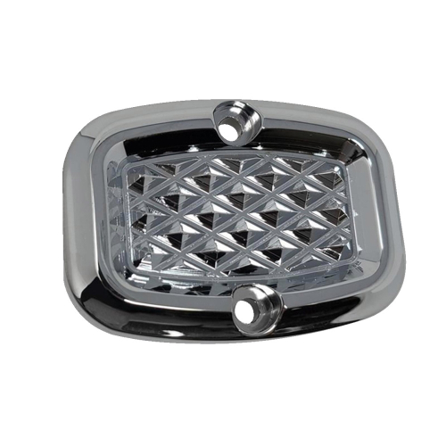 Covingtons - Covingtons Rear Master Cylinder Cover - Diamondback - Chrome - C3057-C