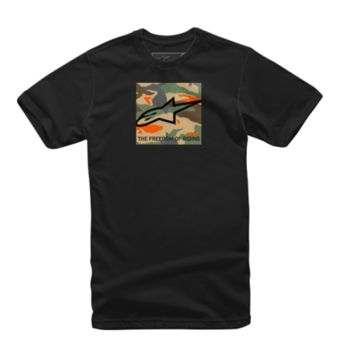 Alpinestars - Alpinestars Free Camo T-Shirt - 1232-72220-10-L - Black/Tan - Large