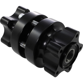 Arlen Ness - Arlen Ness Front Cartridge Hub Kit Dual Disc - Black - 71-600