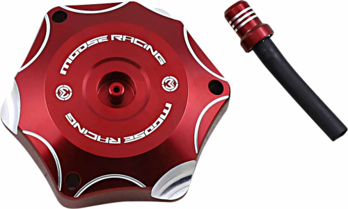 Moose Racing - Moose Racing Colored Gas Caps - Aluminum - Red - T03-1132R