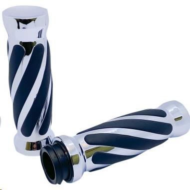 Pro-One Performance - Pro-One Performance Custom Handlebar Grips - Twisted Rubber - 490011