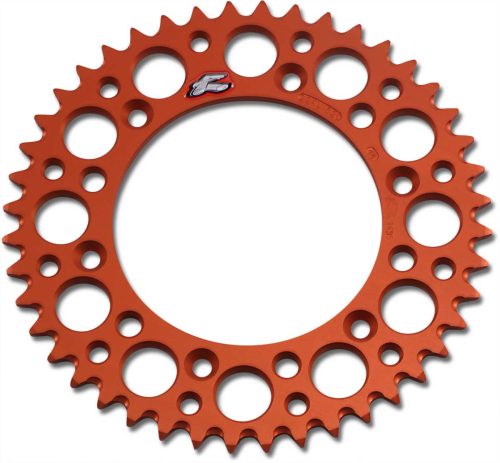 Renthal - Renthal Ultralight Rear Sprocket - Orange - 44T - 224U-520-44GPOR