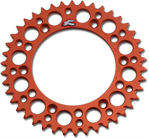 Renthal - Renthal Ultralight Rear Sprocket - Orange - 42T - 224U-520-42GPOR
