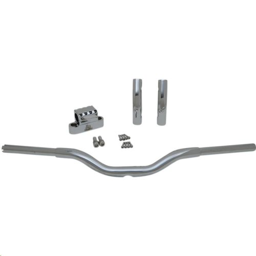 LA Choppers - LA Choppers 1-1/4in. Kage Fighter Pullback Heights T-Bar - 8in. Rise - Chrome - LA-7336-08