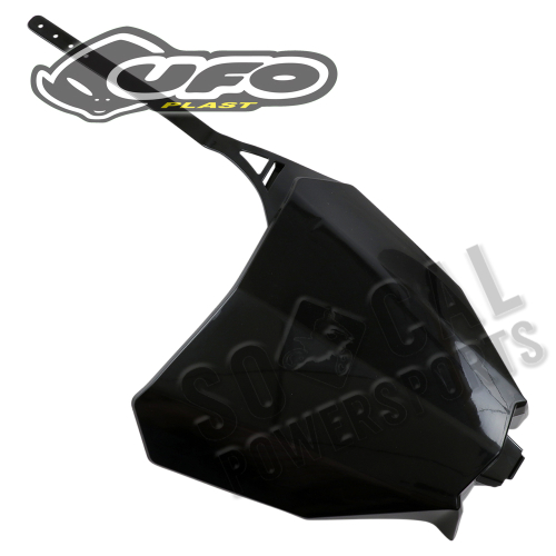 UFO Plastics - UFO Plastics Front Number Plate - Black - HO04686-001